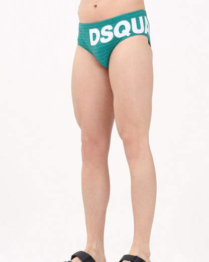 DSQUARED Costume personalizzato con logo all over