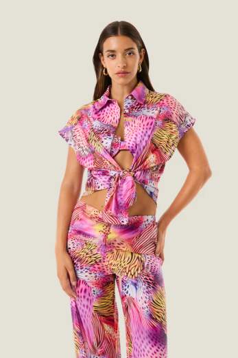 4Giveness CAMICIA  PINK BUTTERFLY   -126WRWCM5861