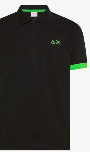 SUN 68 POLO UOMO BIG LOGO  -A36121