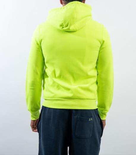 SUN 68 FELPA HOOD ZIP FLUO COTT. FL.