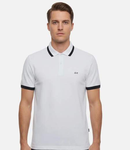SUN 68 POLO BIG STRIPE  -A36112