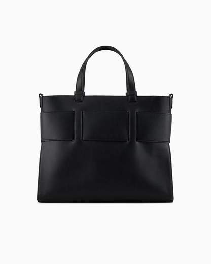 ARMANI EXCHANGE Borsa a tracolla nera da donna in pelle sintetica