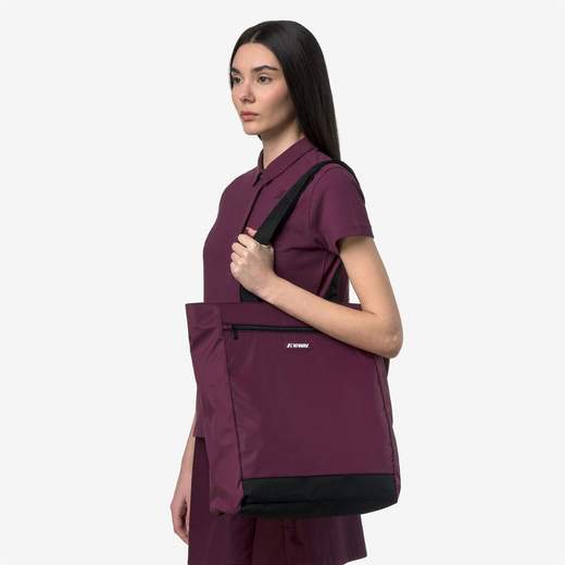 K-WAY BORSA A SPALLA ELLIANT BLACK PURE -K7116NW