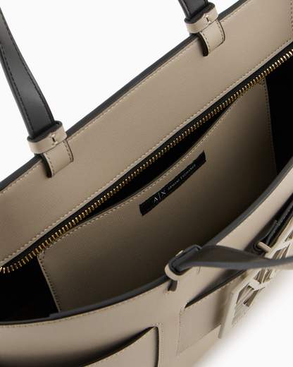 ARMANI EXCHANGE Borsa a tracolla nera da donna in pelle sintetica