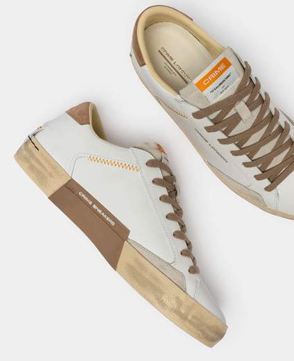 CRIME LONDON SNEAKERS DISTRESSED LO -19002PP8
