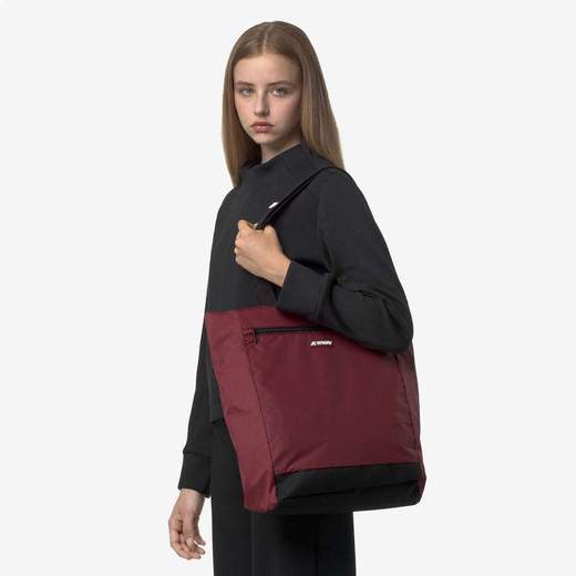 K-WAY BORSA A SPALLA ELLIANT BLACK PURE -K7116NW