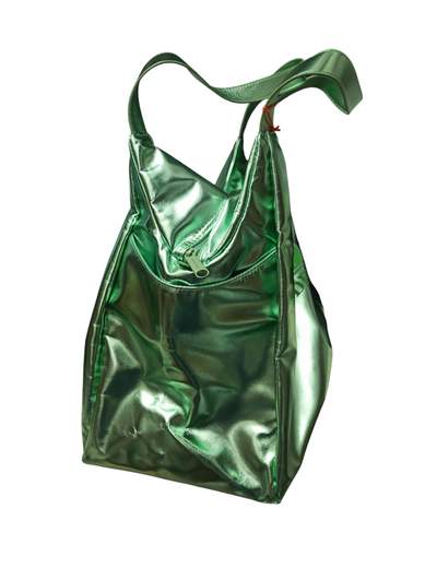 SUNDEK LAMINATED SHOPPER BAG WITH LOGO