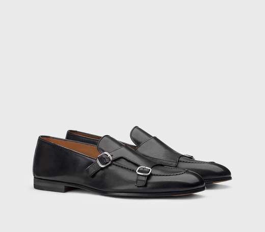 DOUCAL'S MOCASSINO DOUBLE BUCKLE ADLER- DU3160PANNUF159