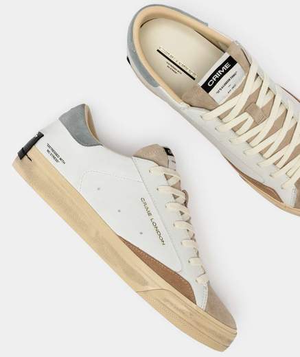 CRIME LONDON SNEAKERS DISTRESSED LO  -19050PP8