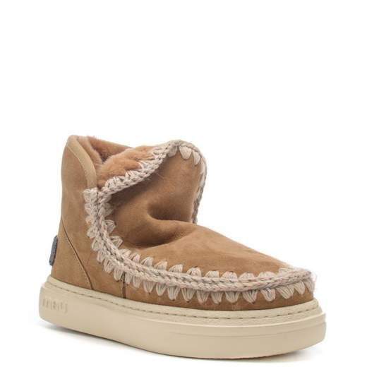 MOU MOU Eskimo Sneaker Bold Glitter Logo Ankle Boot
