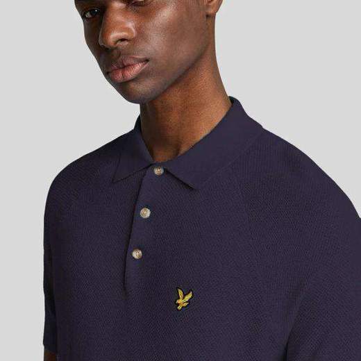 LYLE & SCOTT Popcorn Jacquard  POLO uomo  - SP2400V