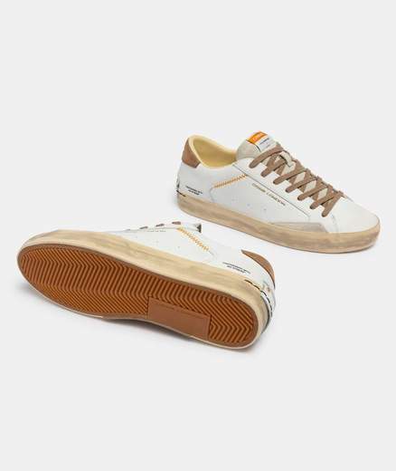 CRIME LONDON SNEAKERS DISTRESSED LO -19002PP8