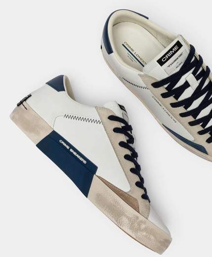 CRIME LONDON SNEAKERS  DISTRESSED LO -19003PP8