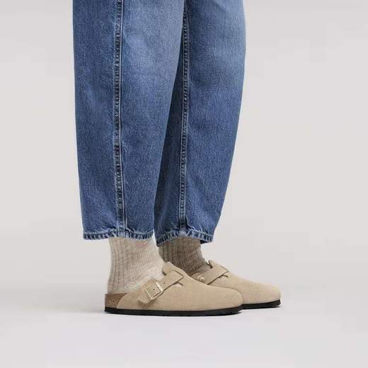 BIRKENSTOCK CIABATTE DONNA BOSTON SANDCASTLE - 1030883