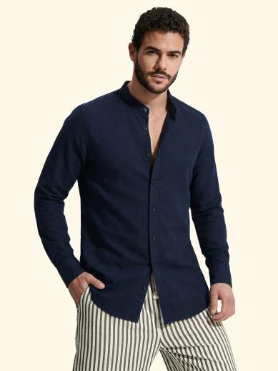 F**K Camicia collo coreano  FK26-SM7001