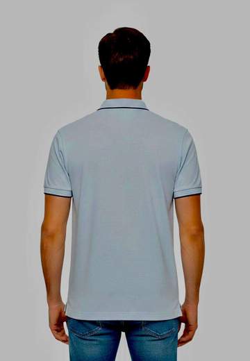 SUN 68 POLO SMALL STRIPE   -A36111