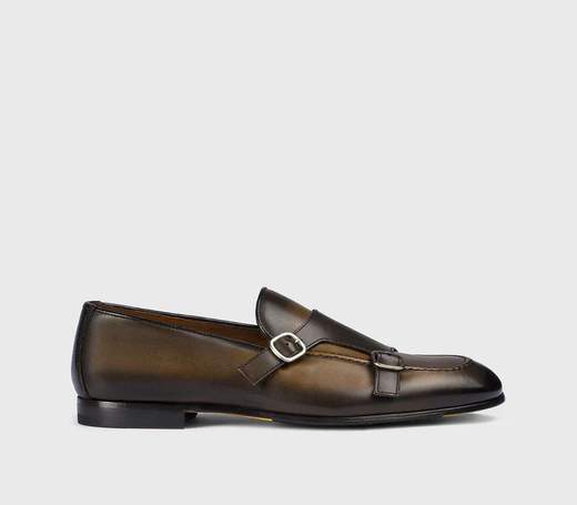 DOUCAL'S MOCASSINO DOUBLE BUCKLE ADLER- DU3160PANNUF159