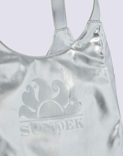SUNDEK LAMINATED SHOPPER BAG WITH LOGO