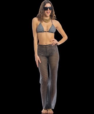 PIN-UP STARS Pantalone con Coulotte   -PG160PA