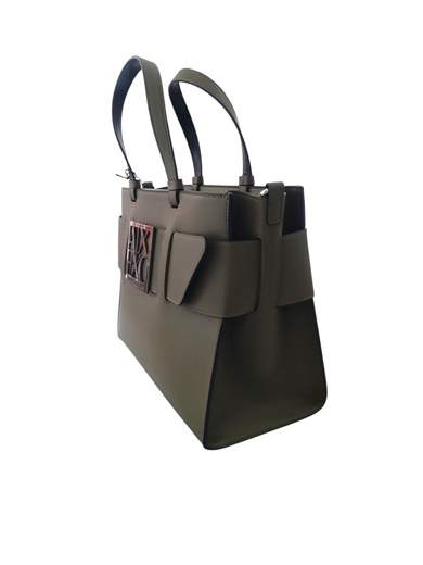 ARMANI EXCHANGE Borsa a tracolla nera da donna in pelle sintetica