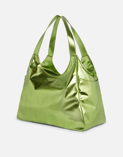 SUNDEK LAMINATED SHOPPER BAG WITH LOGO