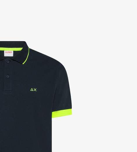 SUN 68 POLO SMALL STRIPE   -A36120