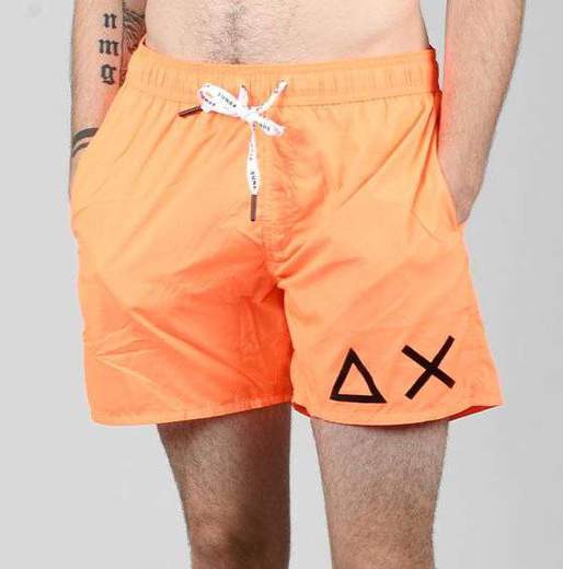 SUN 68 SWIM SHORT SOLID BIG LOGO