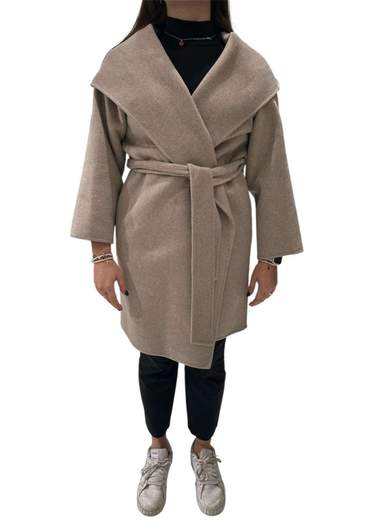 ARROLD'S CAPPOTTO DONNA - MAXI MAR CAPPUCCIO