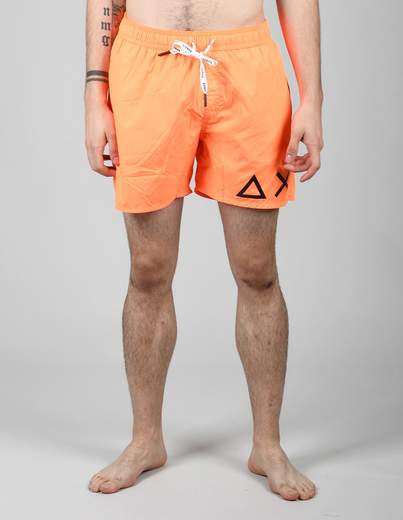 SUN 68 SWIM SHORT SOLID BIG LOGO