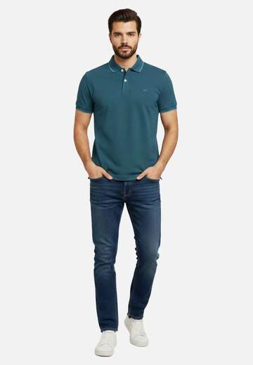 SUN 68 POLO SMALL STRIPE   -A36111