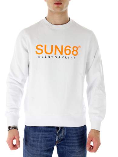 SUN 68 FELPA ROUND FLUO COTT. FL.