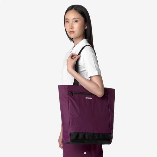 K-WAY BORSA A SPALLA ELLIANT BLACK PURE -K7116NW