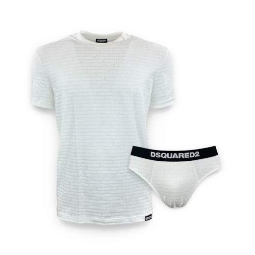 DSQUARED T-SHIRT+SLIP con logo