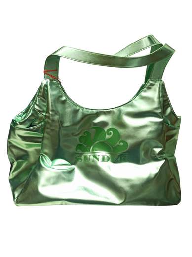 SUNDEK LAMINATED SHOPPER BAG WITH LOGO