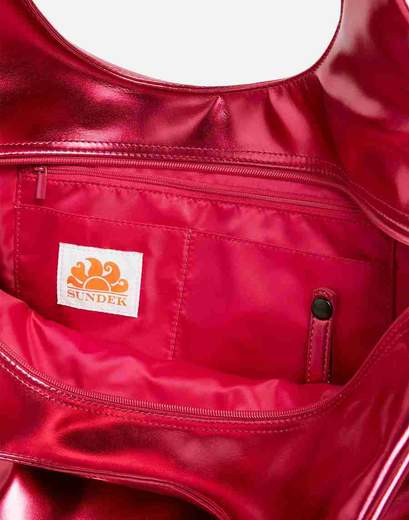 SUNDEK LAMINATED SHOPPER BAG WITH LOGO