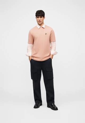 LYLE & SCOTT Popcorn Jacquard  T-SHIRT  uomo - TS2406V