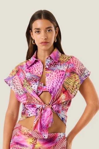 4Giveness CAMICIA  PINK BUTTERFLY   -126WRWCM5861