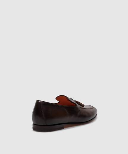 SANTONI MOCASSINI - MCNC16465SA3BSLFT50