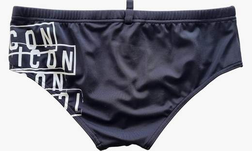 DSQUARED Slip mare con dettaglio logo