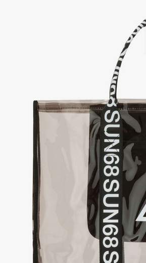 SUN 68 BORSA  A MANO DONNA TRANSPARENT BIG - X35233