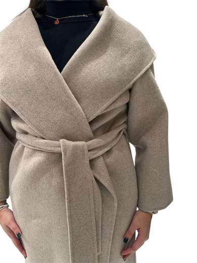 ARROLD'S CAPPOTTO DONNA - MAXI MAR CAPPUCCIO