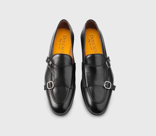 DOUCAL'S MOCASSINO DOUBLE BUCKLE ADLER- DU3160PANNUF159