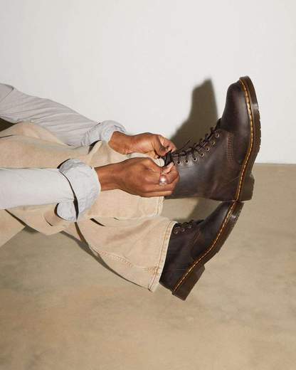 DR.MARTENS Stivaletto 1460 DARK BROWN CRAZY HORSE Dr. Martens