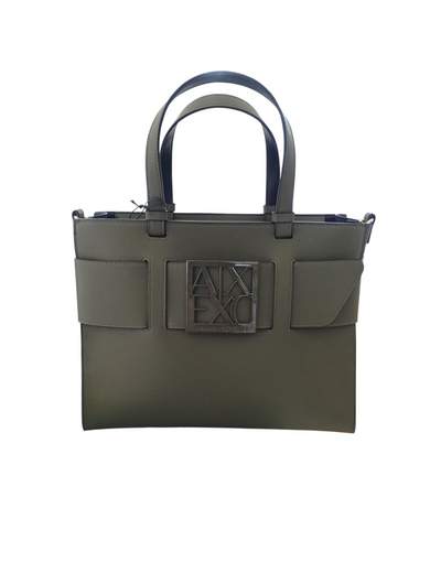 ARMANI EXCHANGE Borsa a tracolla nera da donna in pelle sintetica