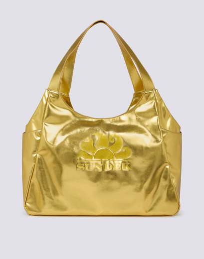 SUNDEK LAMINATED SHOPPER BAG WITH LOGO