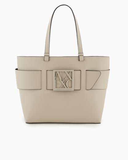 ARMANI EXCHANGE Borsa a tracolla nera da donna in pelle sintetica