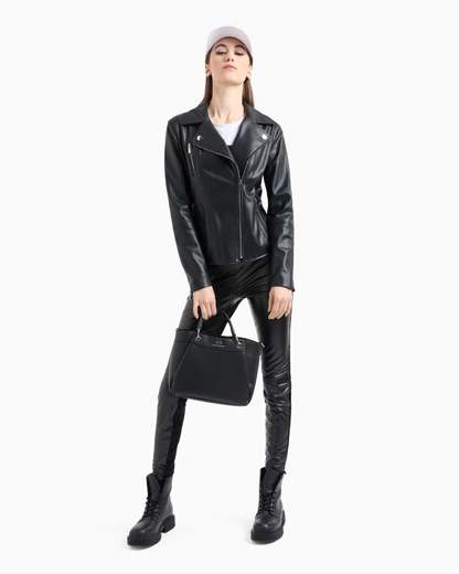 ARMANI EXCHANGE Borsa in ecopelle con dettaglio tracolla