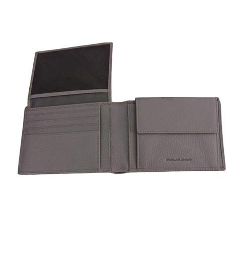 PIQUADRO Portafoglio con portadocumenti in pelle