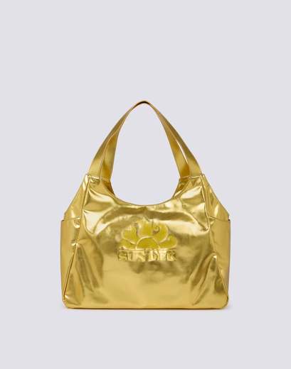 SUNDEK LAMINATED SHOPPER BAG WITH LOGO