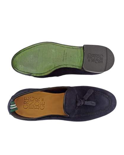 GREEN GEORGE SCARPE UOMO MOCASSINO LIGHT WASH -5095